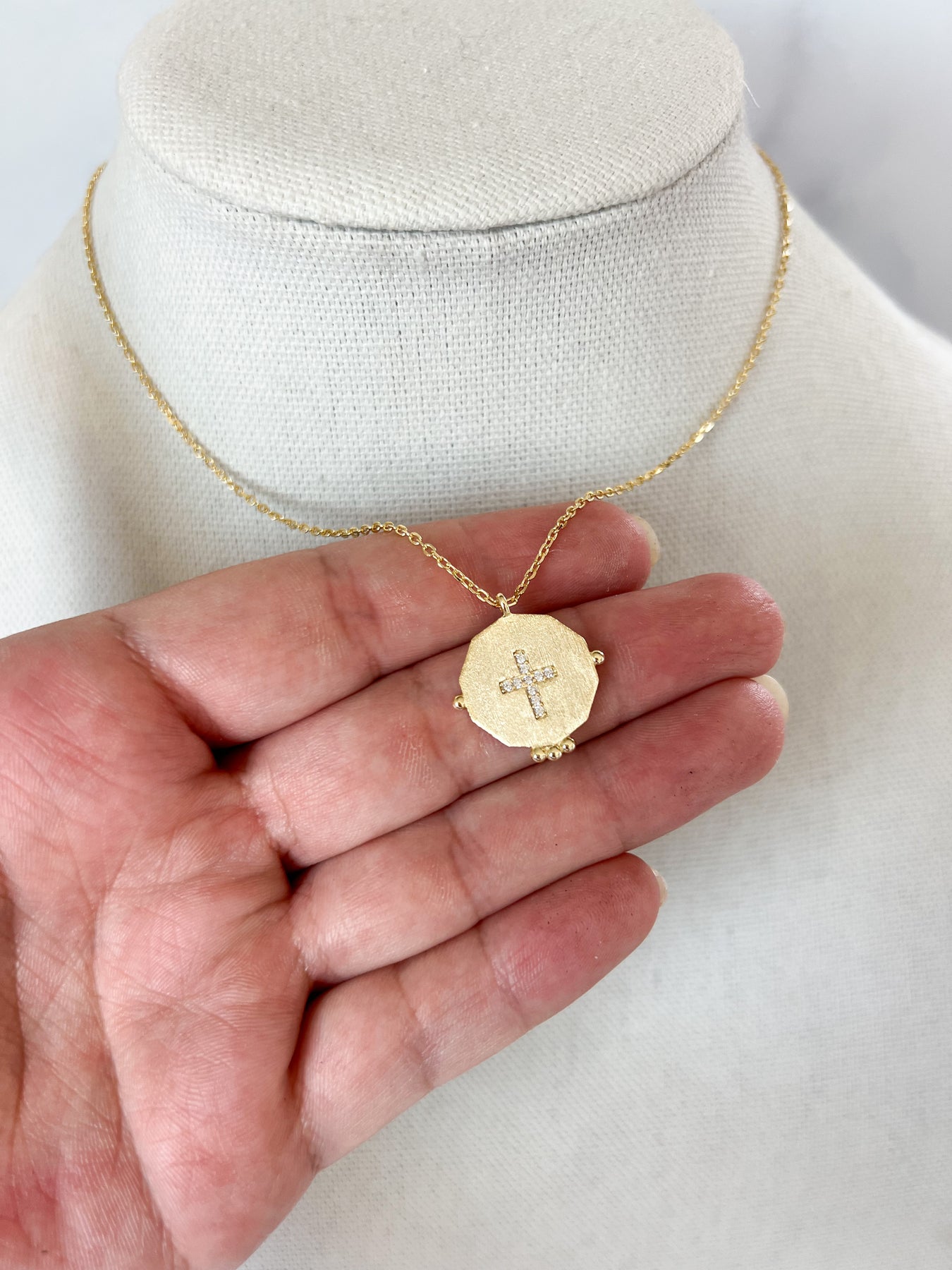 Byzantine Pendant IC XC Gold Plated Sterling Silver 925K Greek Religio –  TheHolyArt