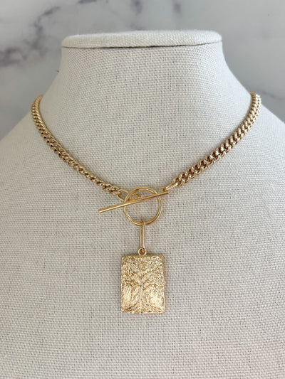 Tree Of Life Necklace Gold Tree Of Life Pendant Family Tree Necklace Gold Tree Charm Catholic Jewelry Gold Spiritual Necklace Consciousness