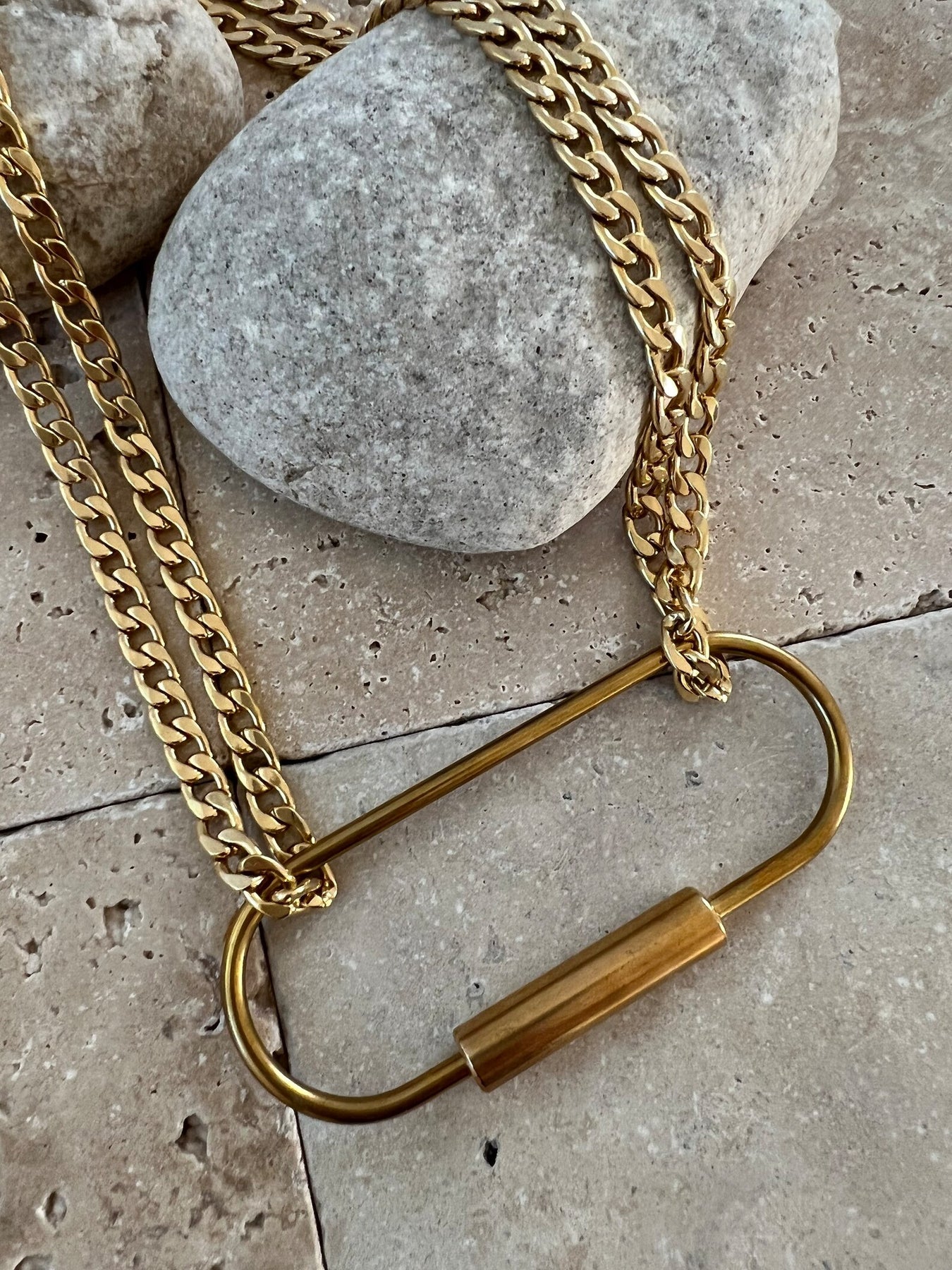 XL Carabiner Chain Necklace – Walsh Jewelry